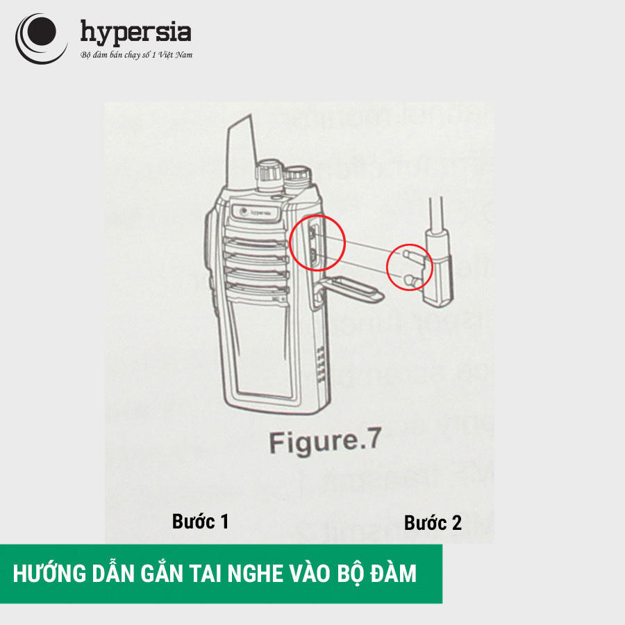 Máy bộ đàm cầm tay chính hãng giá rẻ HYPERSIA SINGAPORE